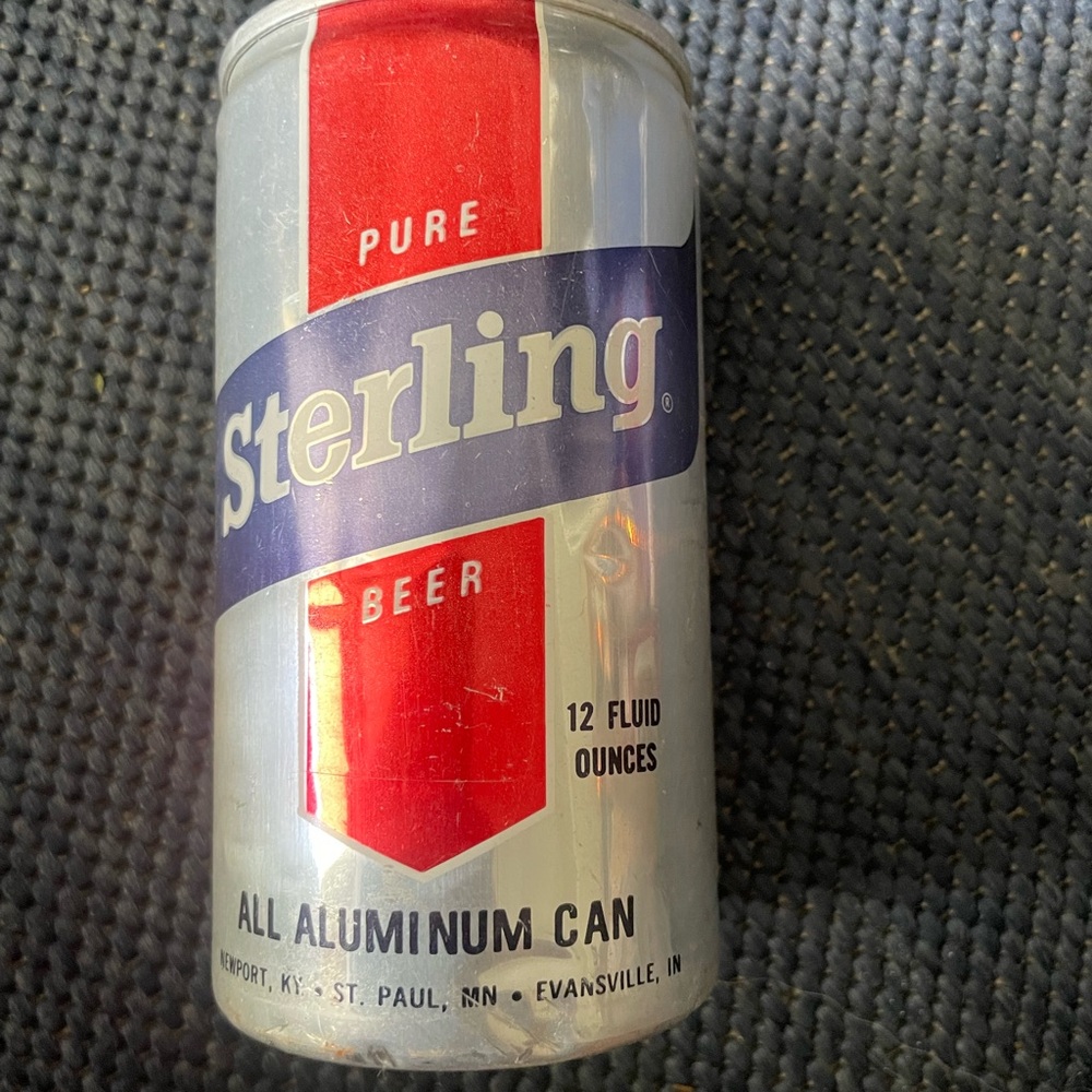 Sterling beer can